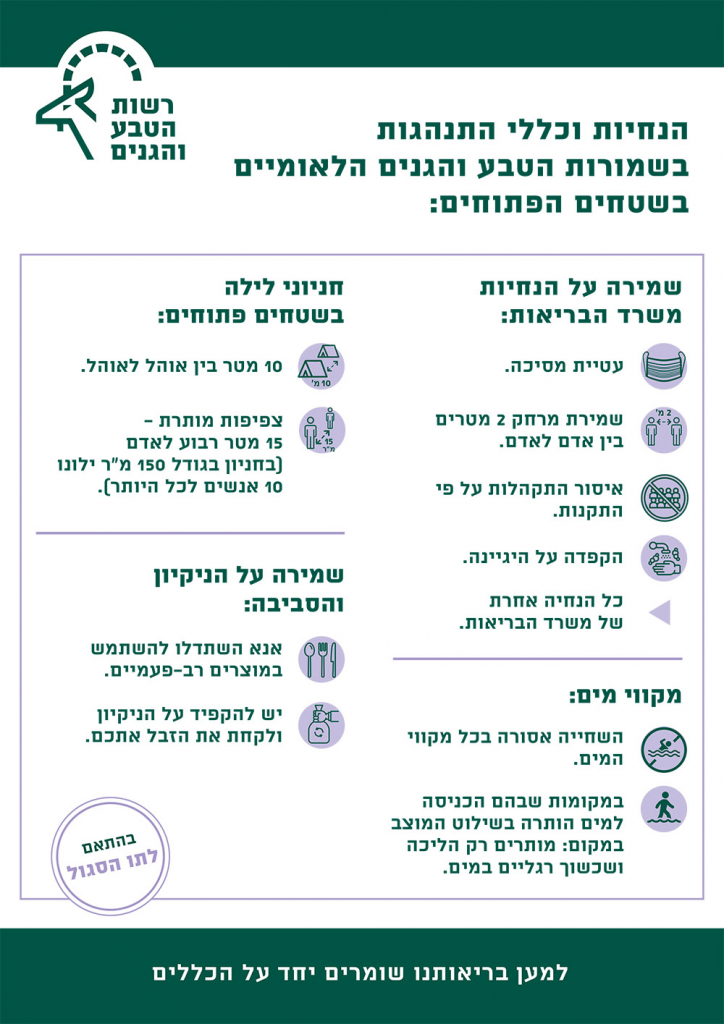 הנחיות-וכללי-התנהגות-בשטחים-הפתוחים