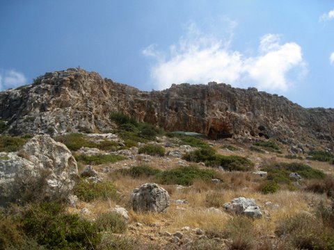 שטח החפירה בכרמל- צילום מינה וינשטיין-עברון