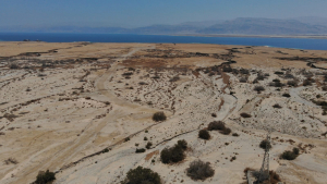 דליפה מתעלת ההזנה של מפעלי ים המלח למניפת נחל צאלים