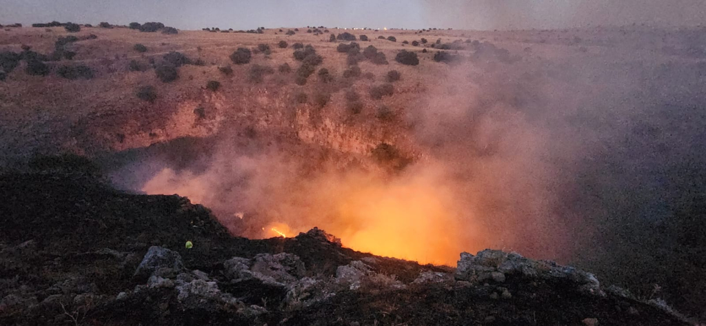 השריפה ברמת הגולן השריפה ברמת הגולן. צילום: איתן ניסים